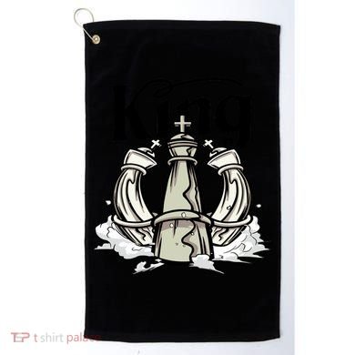 Chess King Golf Towel