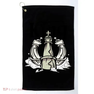 Chess King Golf Towel