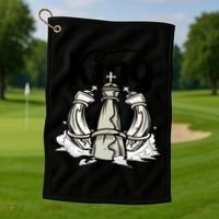 Chess King Golf Towel thumb 1