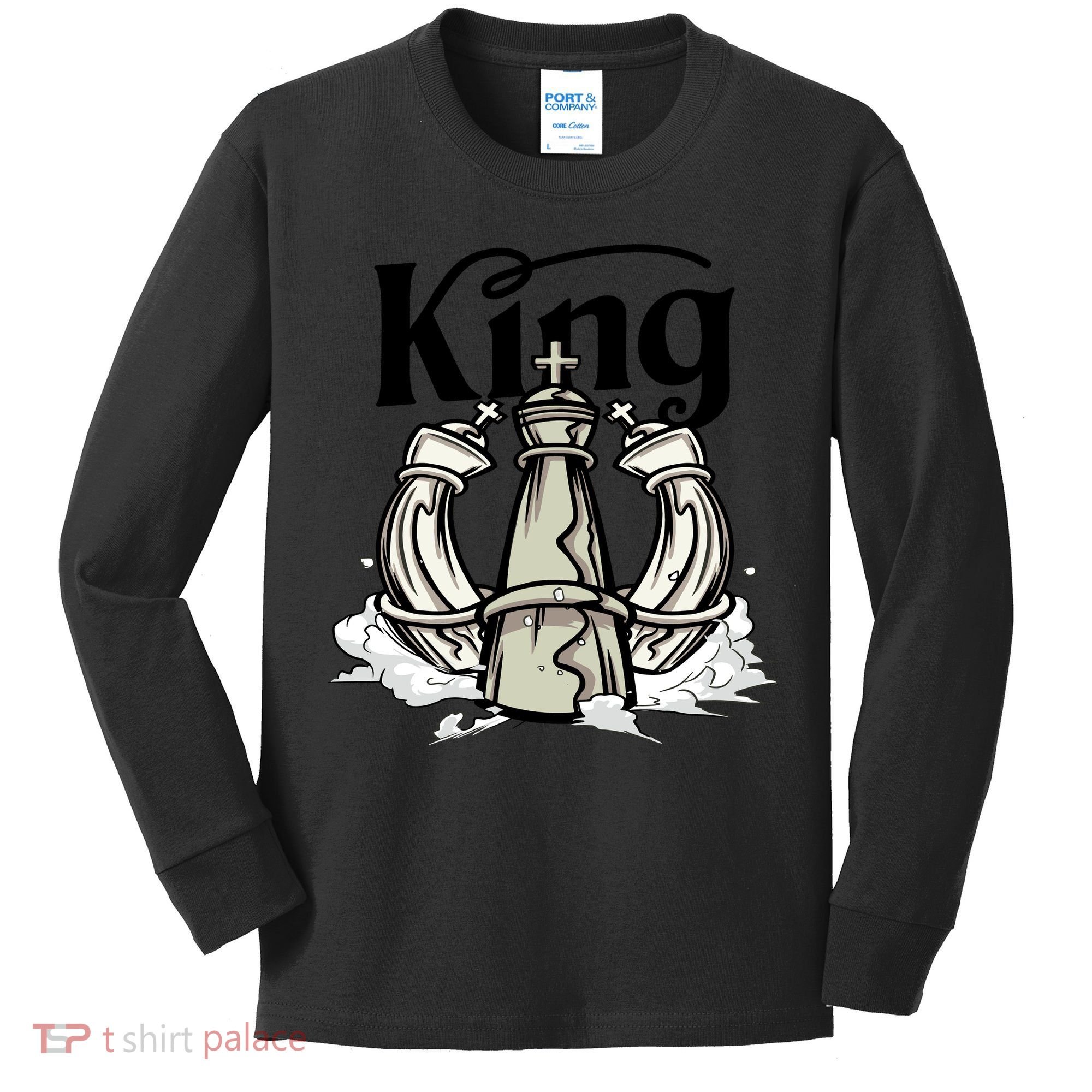 Chess King Kids Long Sleeve Shirt