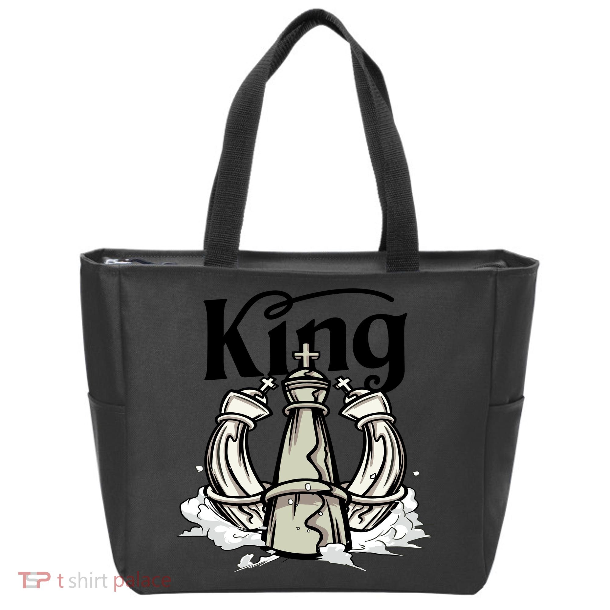 Chess King Tote Bag