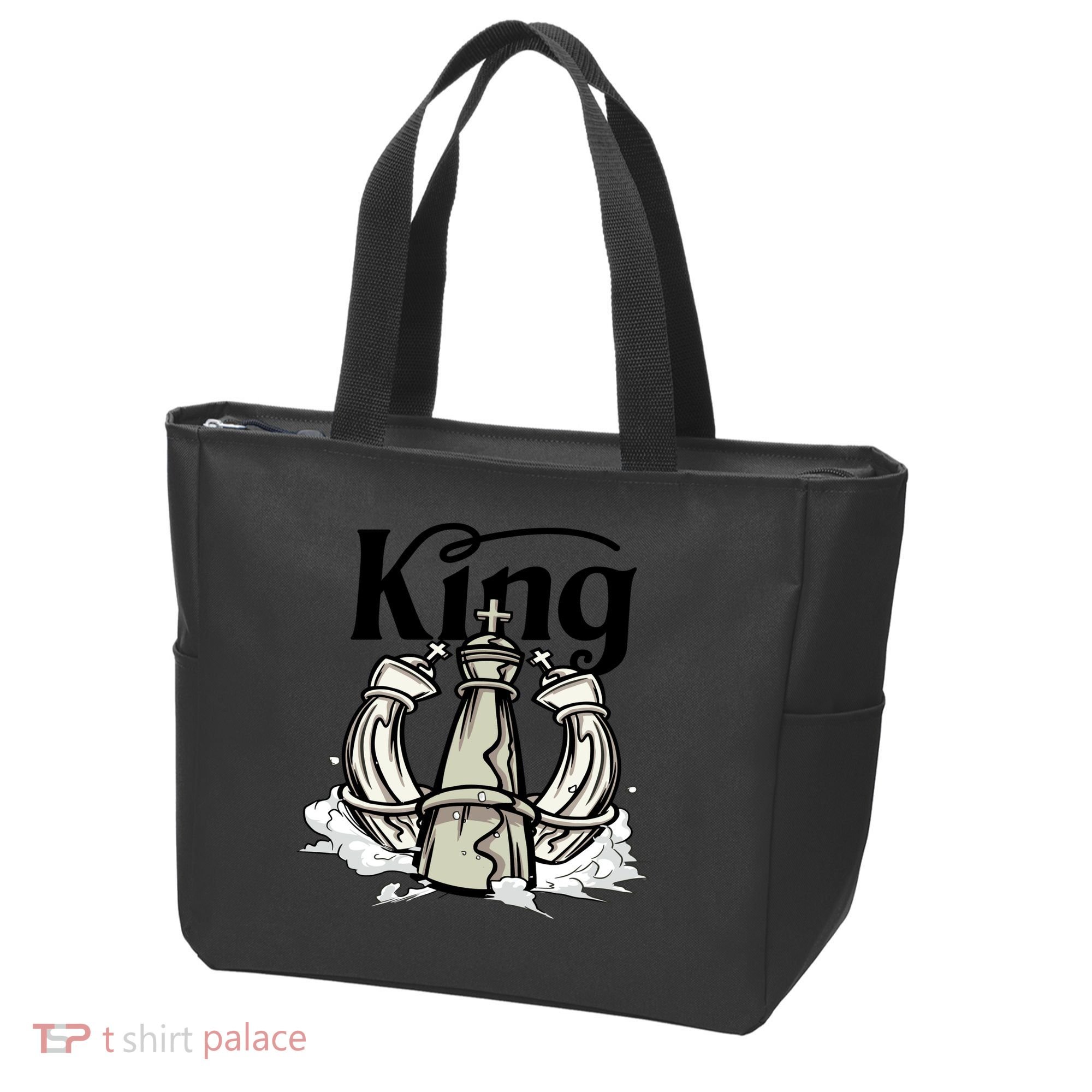 Chess King Tote Bag