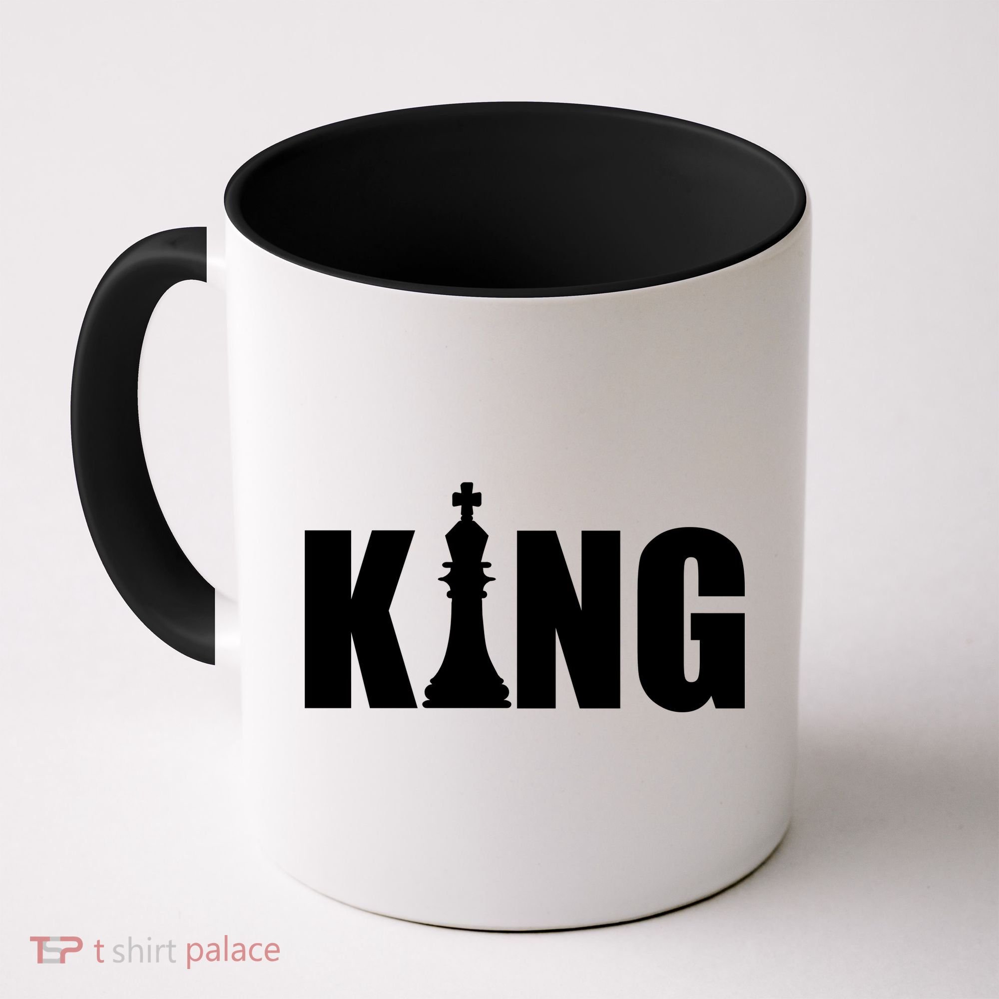 Chess King of the Game Logo Coffee Mug