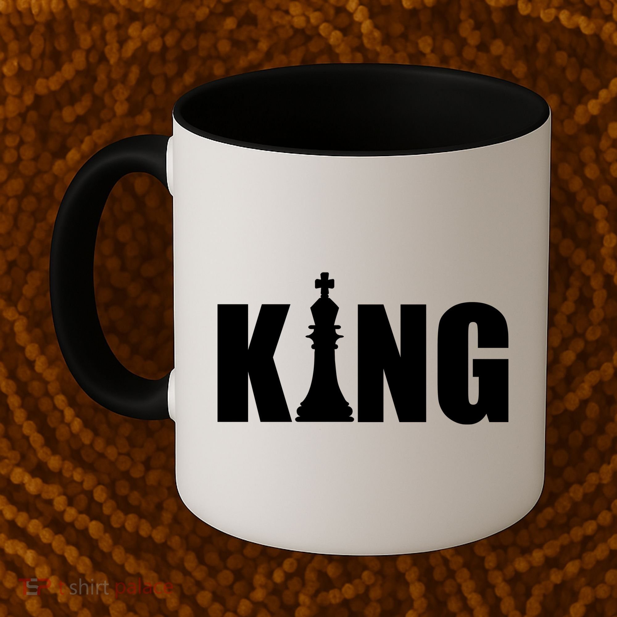 Chess King of the Game Logo Coffee Mug