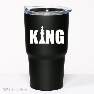 Chess King of the Game Logo Tumbler