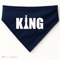 Chess King of the Game Logo USA-Made Doggie Bandana thumb 0
