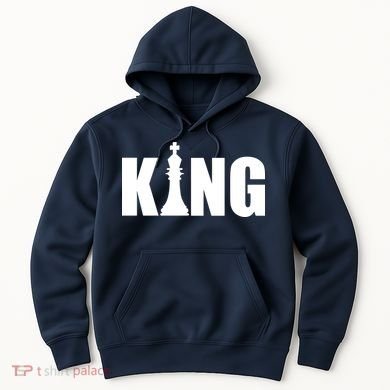 Chess King of the Game Logo Hoodie