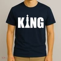 Chess King of the Game Logo T-Shirt thumb 3