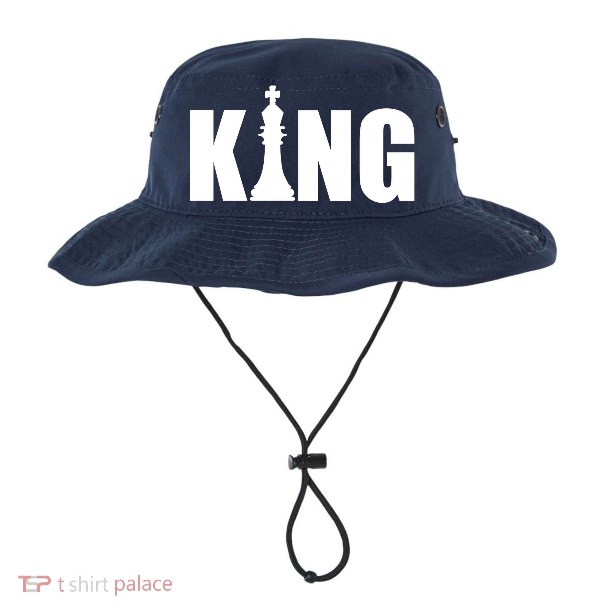 Chess King of the Game Logo Bucket Hat