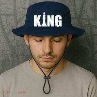 Chess King of the Game Logo Bucket Hat thumb 2