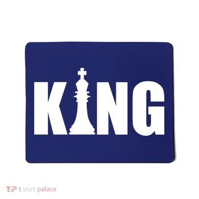 Chess King of the Game Logo Mousepad
