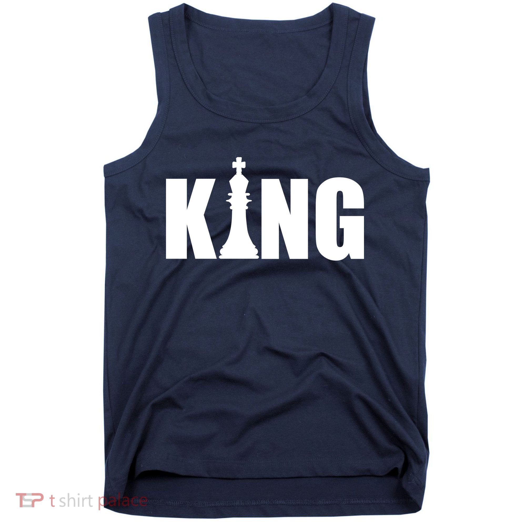 Chess King of the Game Logo Tank Top