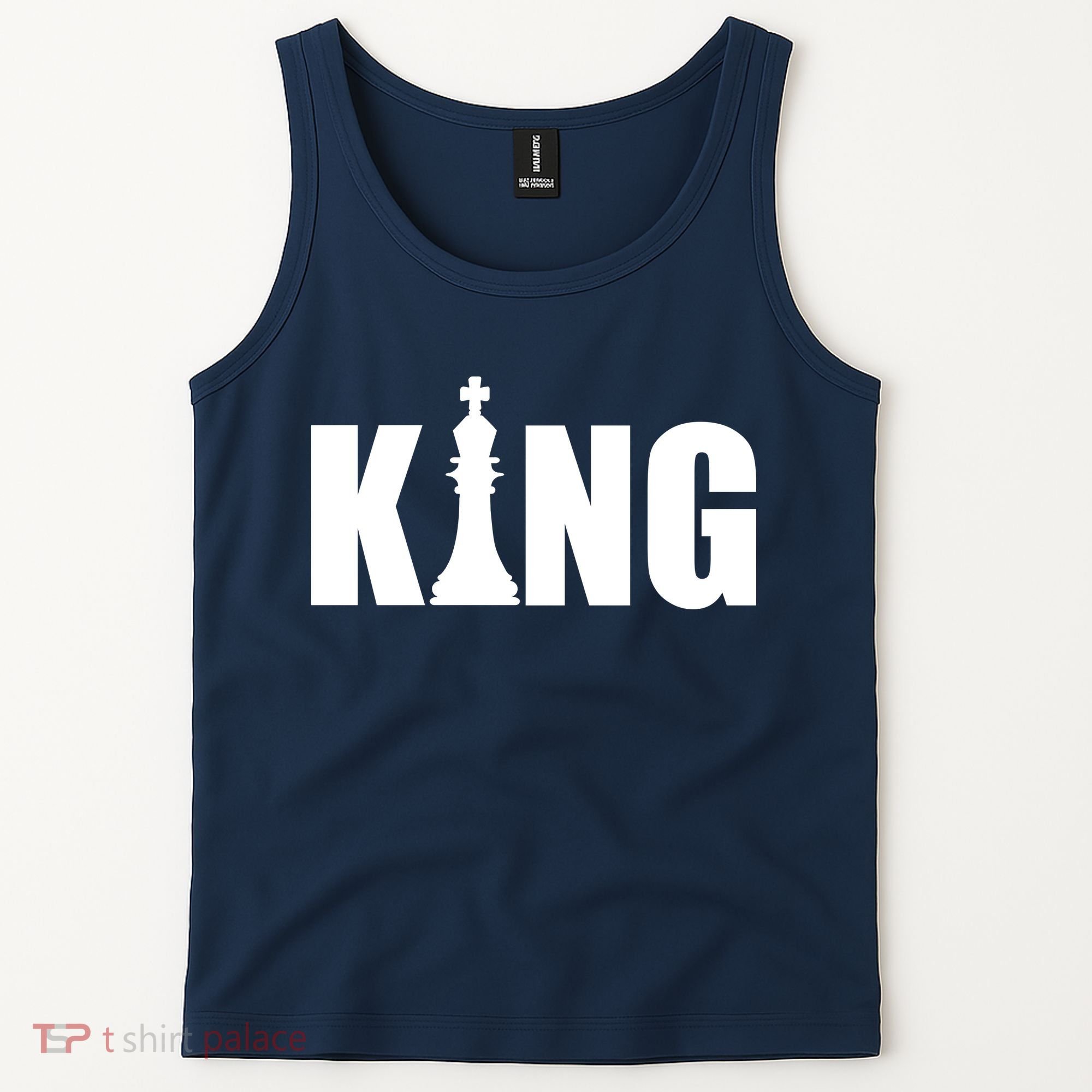 Chess King of the Game Logo Tank Top