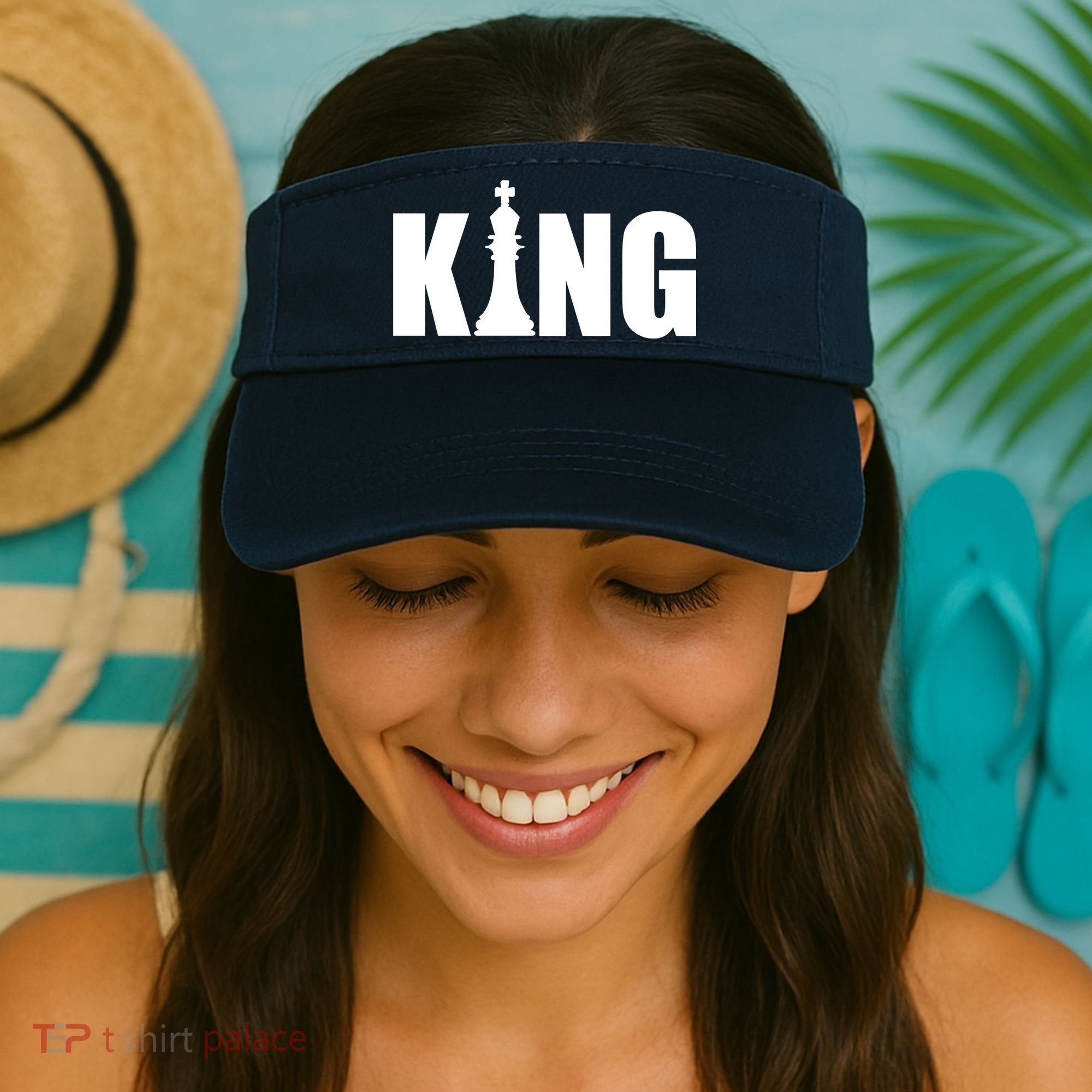 Chess King of the Game Logo Visor