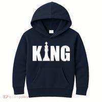 Chess King of the Game Logo Kids Hoodie thumb 0
