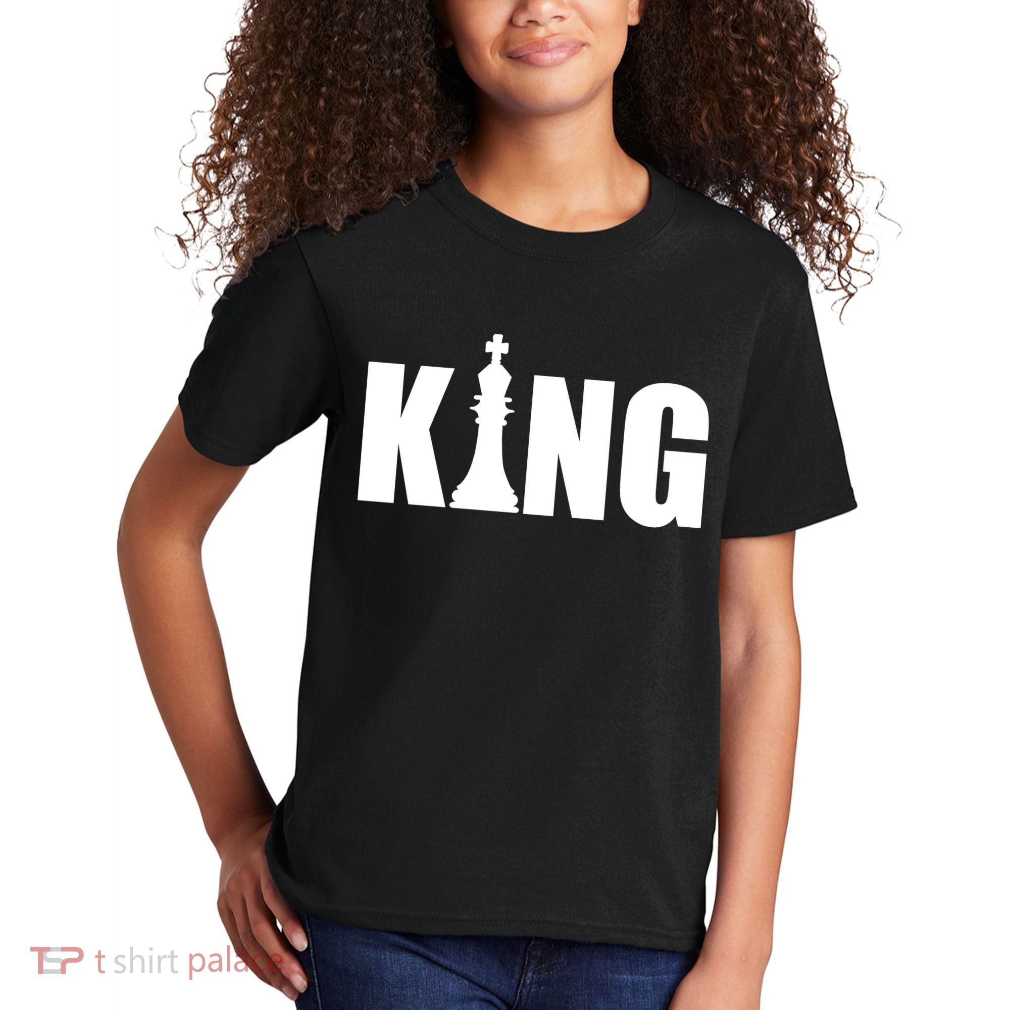 Chess King of the Game Logo Kids T-Shirt