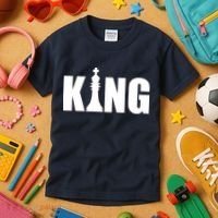 Chess King of the Game Logo Kids T-Shirt thumb 3