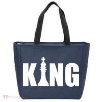 Chess King of the Game Logo Tote Bag thumb 0