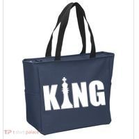 Chess King of the Game Logo Tote Bag thumb 2