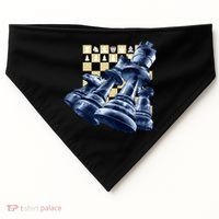 Chess Pieces USA-Made Doggie Bandana thumb 0