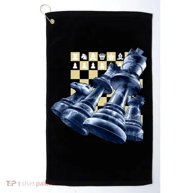 Chess Pieces Golf Towel
