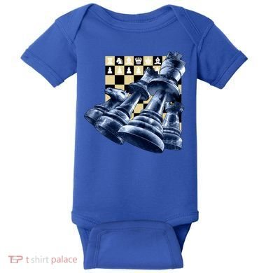 Chess Pieces Baby Bodysuit