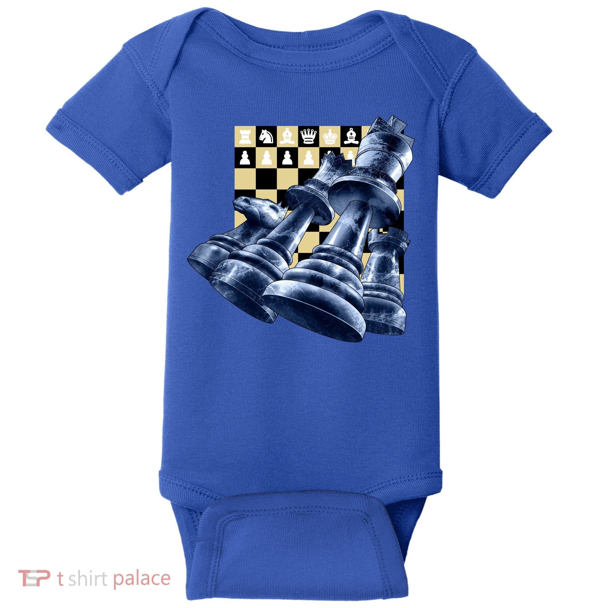 Chess Pieces Baby Bodysuit