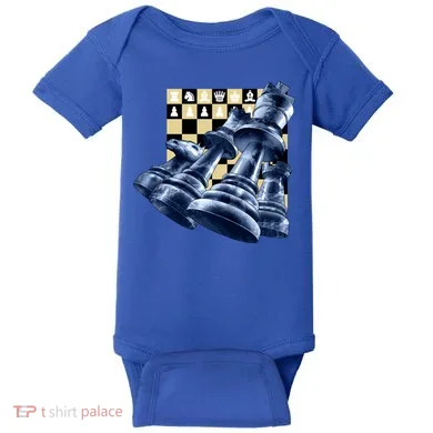 Chess Pieces Baby Bodysuit