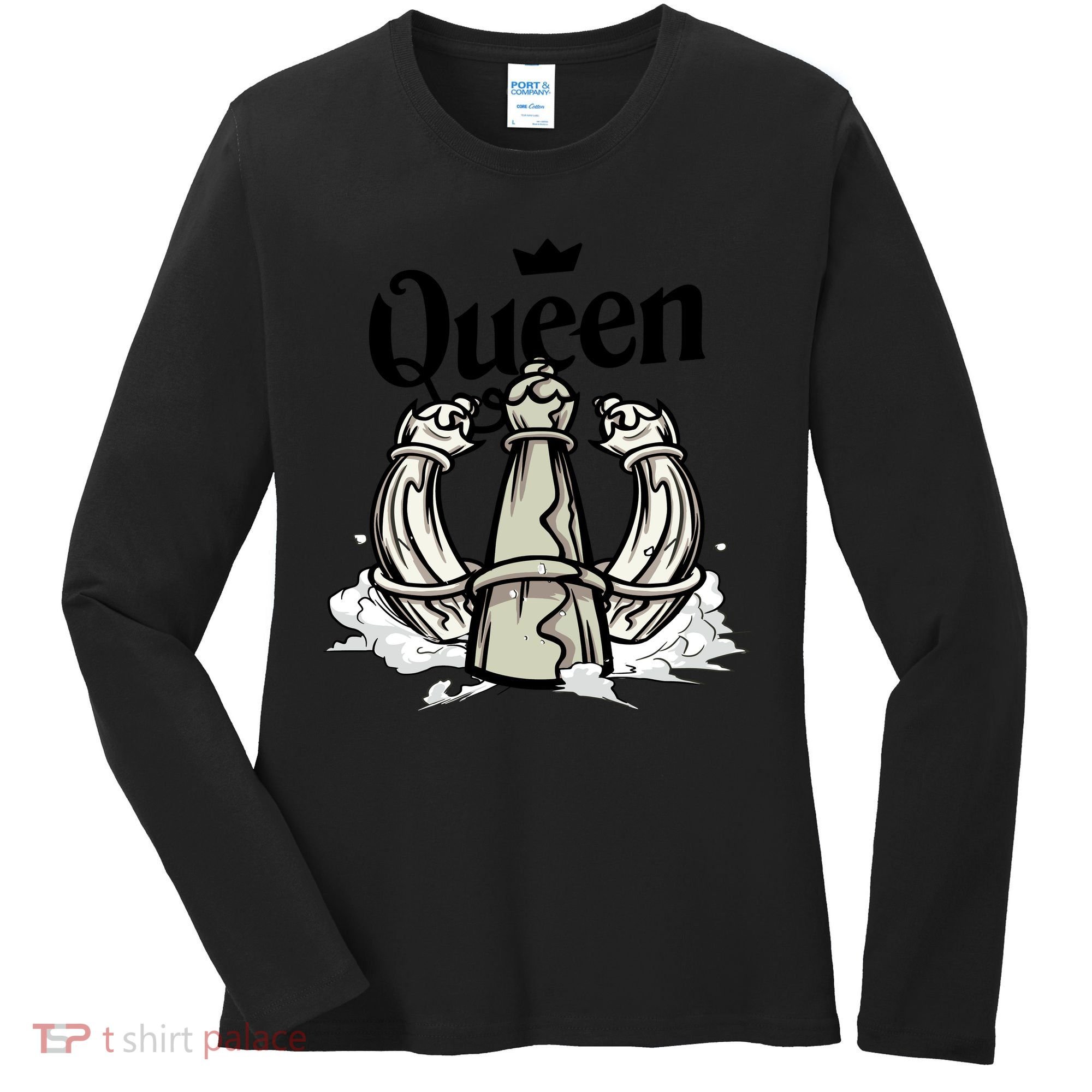 Chess Queen Women's Long Sleeve Shirt