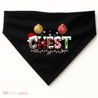Chest Holiday Festive Christmas USA-Made Doggie Bandana