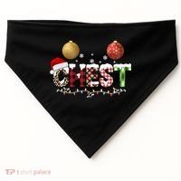 Chest Holiday Festive Christmas USA-Made Doggie Bandana thumb 0