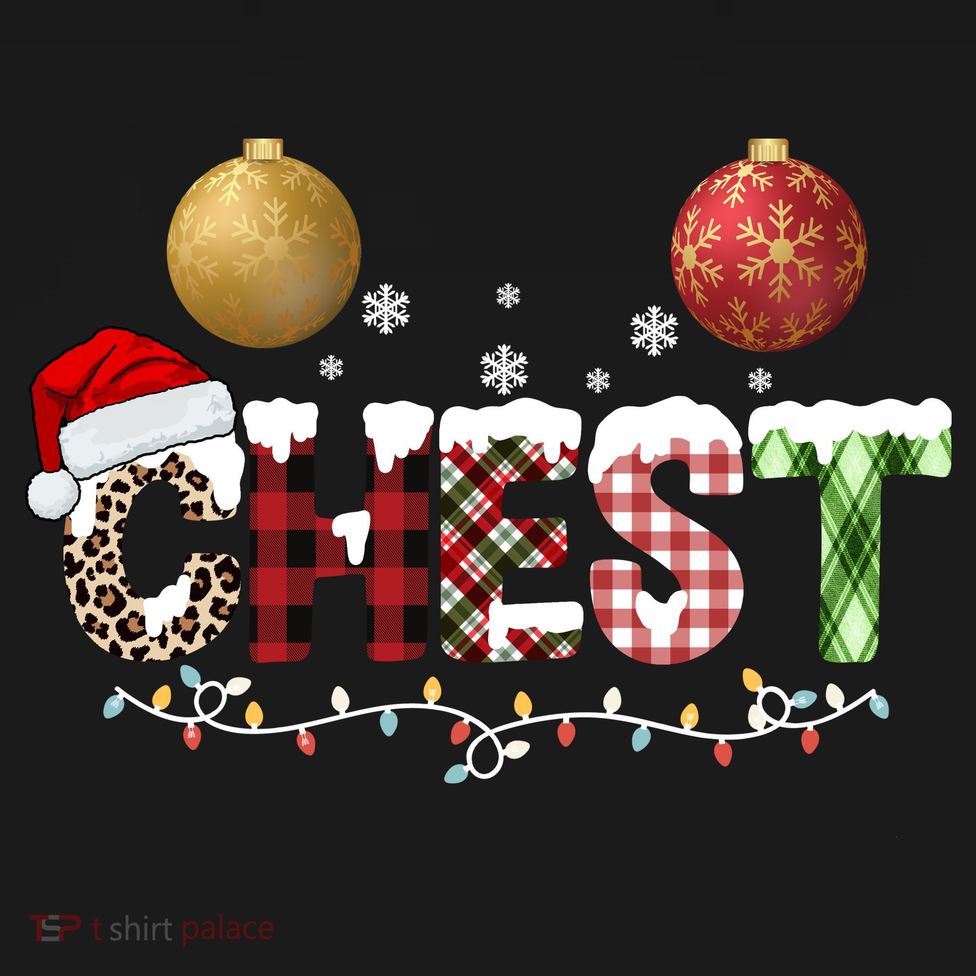 Chest Holiday Festive Christmas Bucket Hat