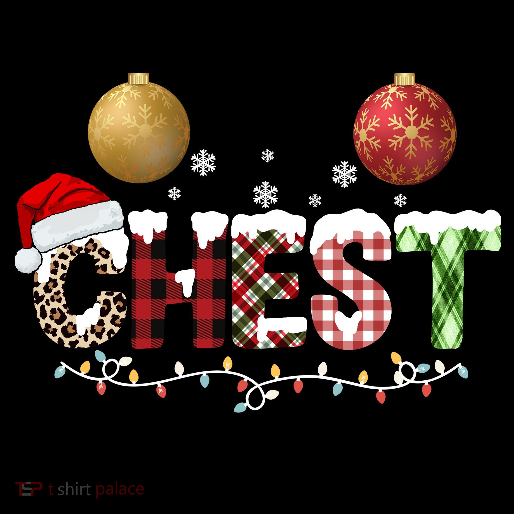 Chest Holiday Festive Christmas Ornament
