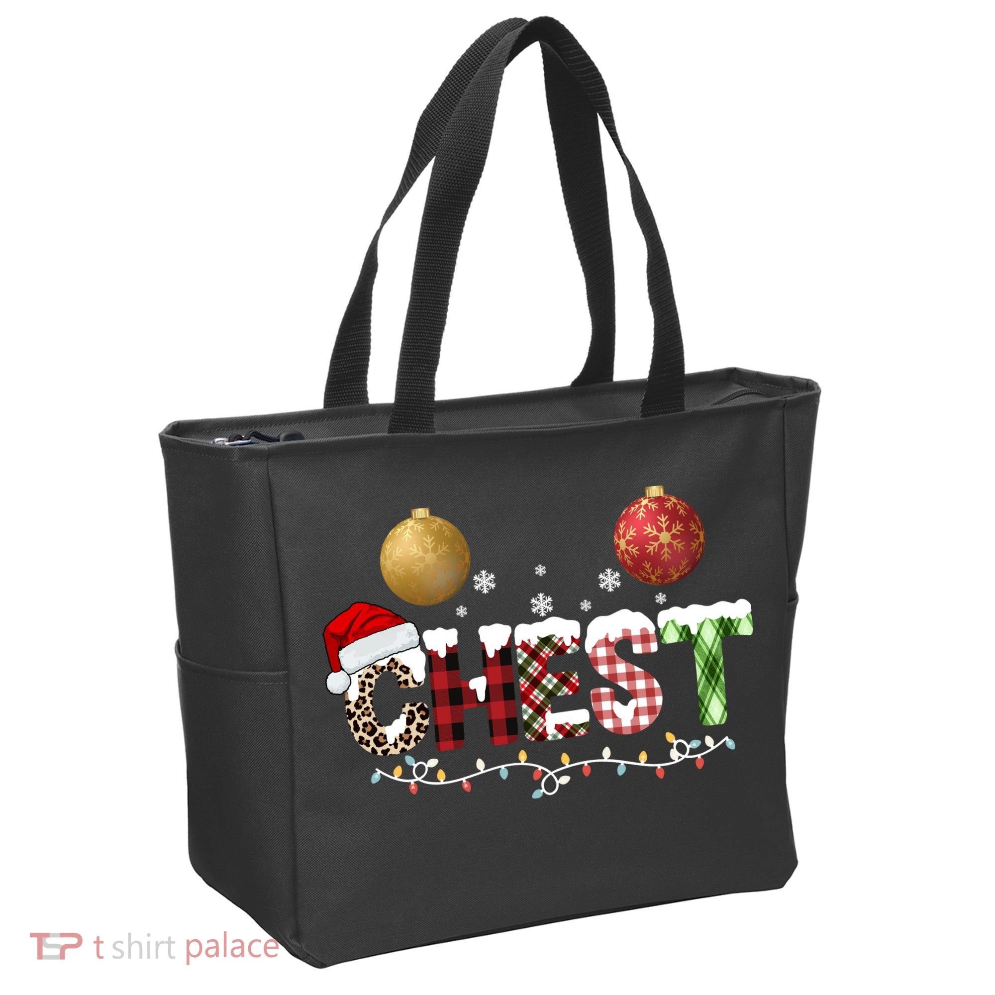 Chest Holiday Festive Christmas Tote Bag
