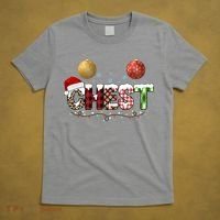 Chest Holiday Festive Christmas T-Shirt thumb 5