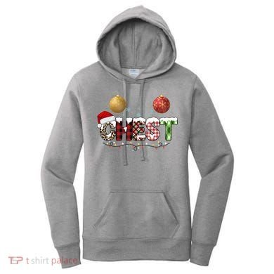 Chest Holiday Festive Christmas Women's Hoodie