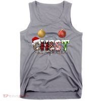 Chest Holiday Festive Christmas Tank Top thumb 0