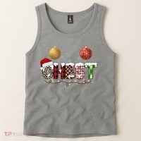 Chest Holiday Festive Christmas Tank Top thumb 2
