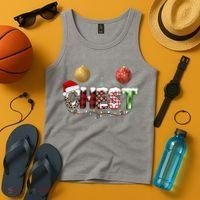 Chest Holiday Festive Christmas Tank Top thumb 4