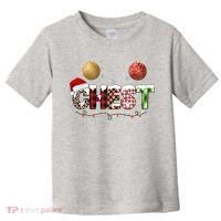 Chest Holiday Festive Christmas Toddler T-Shirt thumb 0