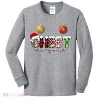 Chest Holiday Festive Christmas Kids Long Sleeve Shirt thumb 0