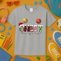 Chest Holiday Festive Christmas Kids T-Shirt thumb 3