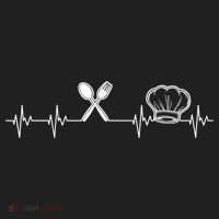 Chef Heartbeat Funny Culinary Chef Gift Cooking Lover TShirt Women's Sweatshirt thumb 2
