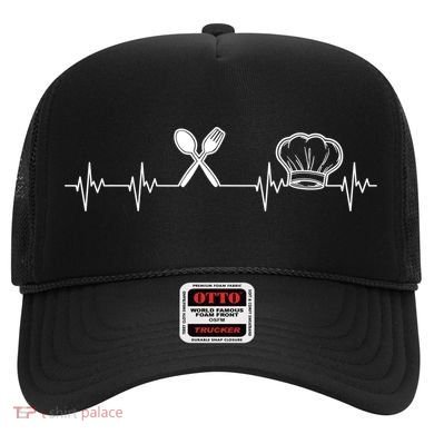 Chef Heartbeat Funny Culinary Chef Gift Cooking Lover TShirt Hat
