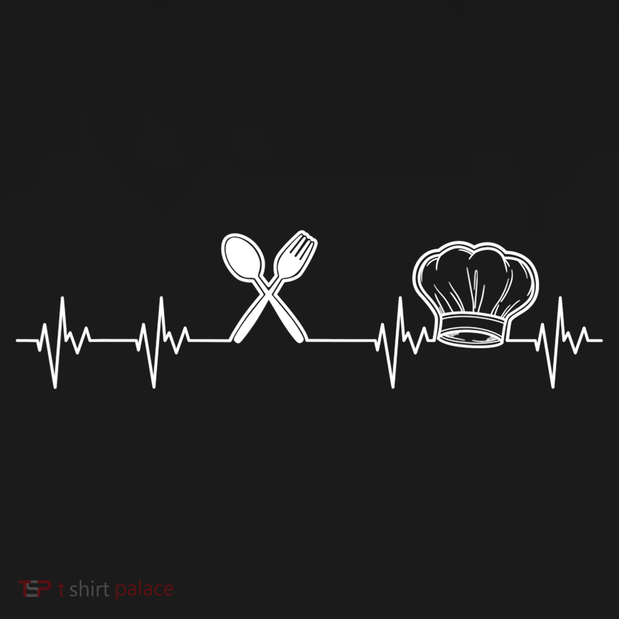 Chef Heartbeat Funny Culinary Chef Gift Cooking Lover TShirt Kids T-Shirt