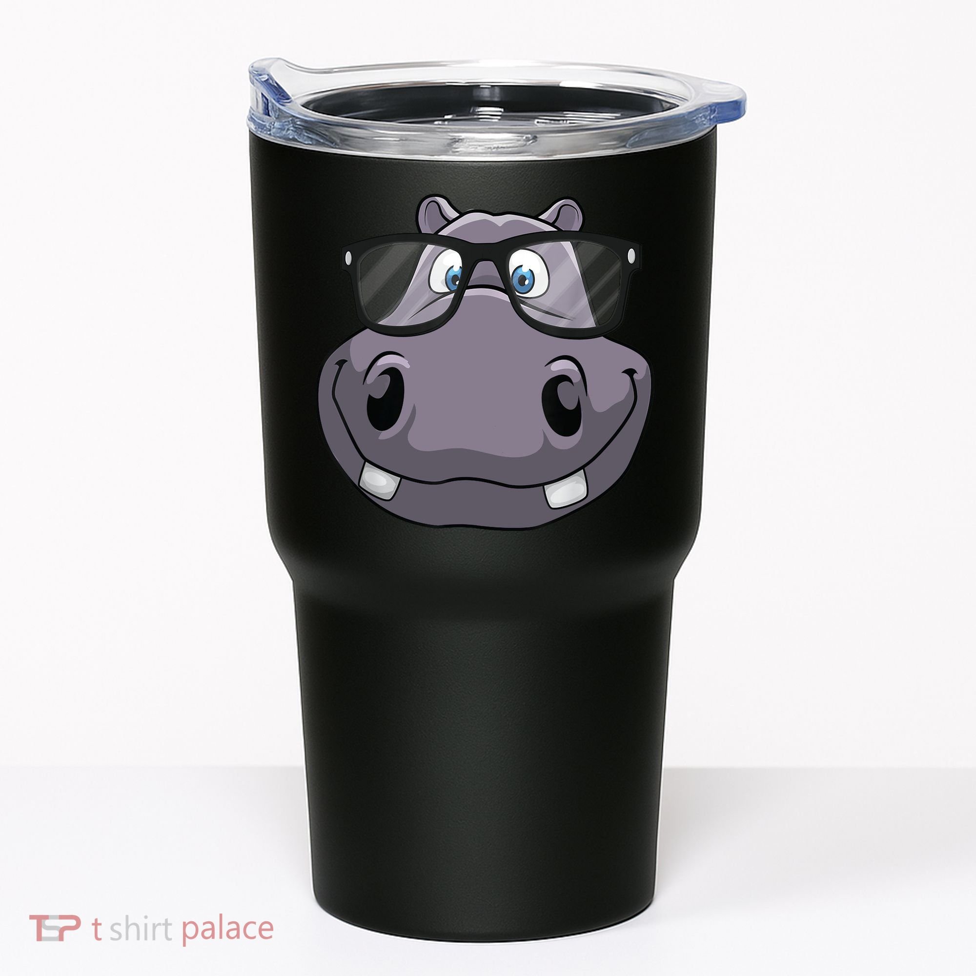 Cool Hippo For Reading Hippopotamus Zoo Tumbler