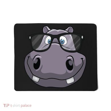 Cool Hippo For Reading Hippopotamus Zoo Mousepad