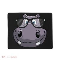 Cool Hippo For Reading Hippopotamus Zoo Mousepad thumb 0
