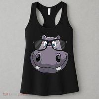 Cool Hippo For Reading Hippopotamus Zoo Women's Tank Top thumb 3