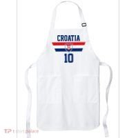 Croatia Hrvatska Flag Zagreb Croatian Soccer Jersey Apron thumb 0